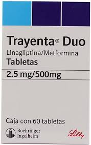 Trayenta DUO 2.5mg/500mg 60 tabs, Linagliptin, Metformin